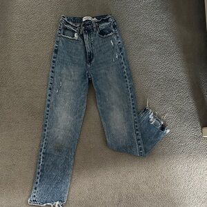 Abercrombie & Fitch Blue Straight Leg Jeans